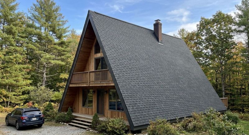 A Frame Roof Installation in New Castle County, DE