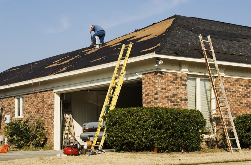 A Frame Roof Repair in New Castle County, DE