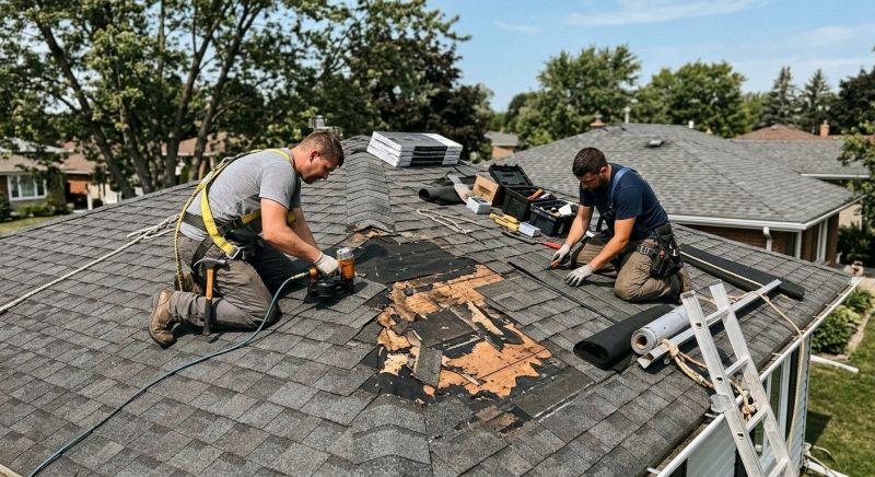 Asphalt Roof Repair in Glen Mills, PA