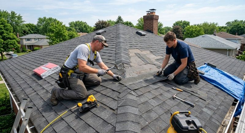 Asphalt Roof Repair in Nottingham, PA