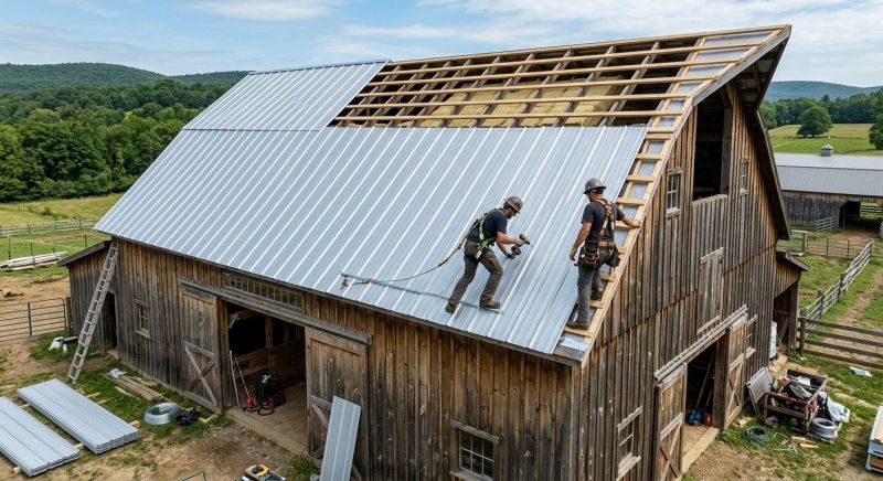 Barn Roof Construction in New Castle County, DE