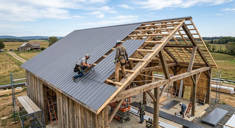 Barn Roof Construction in New Castle County, DE