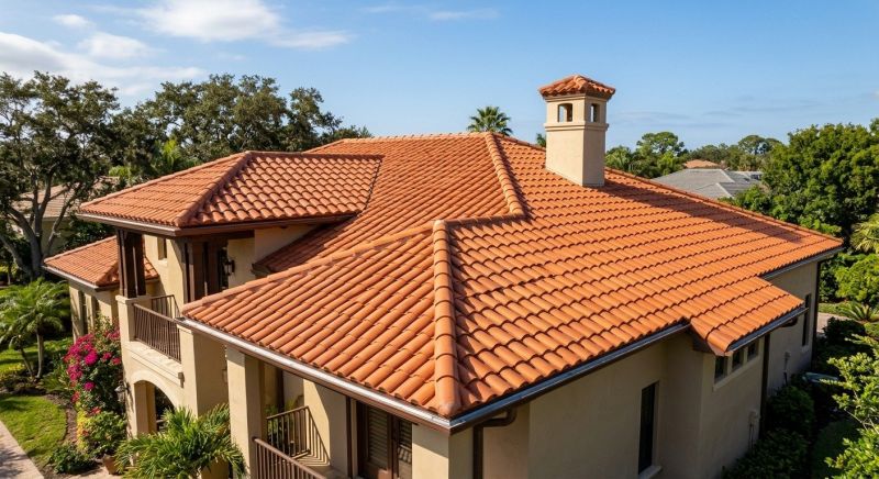 Barrel Tile Roof Installation in New Castle County, DE