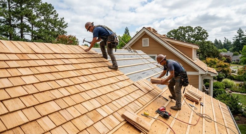 Cedar Roof Installation in Chesapeake City, MD