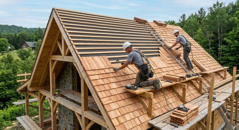 Cedar Roof Installation in Marcus Hook, PA