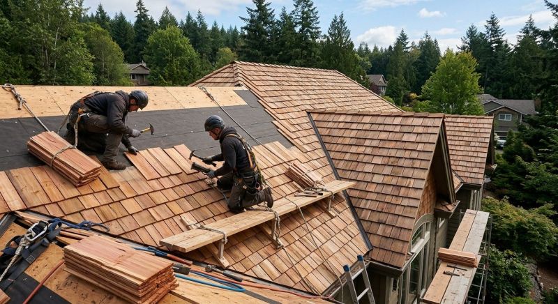 Cedar Roof Installation in Media, PA