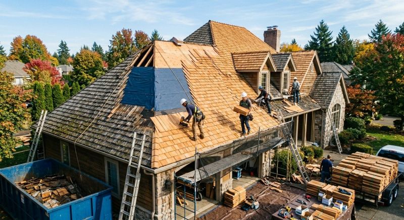 Cedar Roof Replacement in West Chester, PA