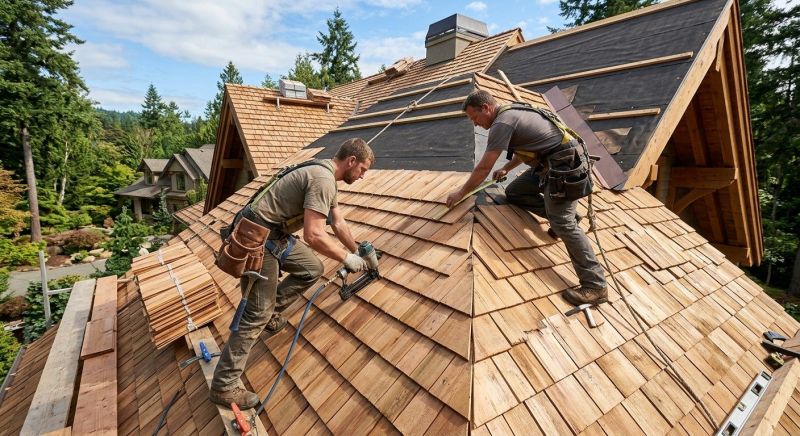 Cedar Shake Roof Construction in Rising Sun, MD