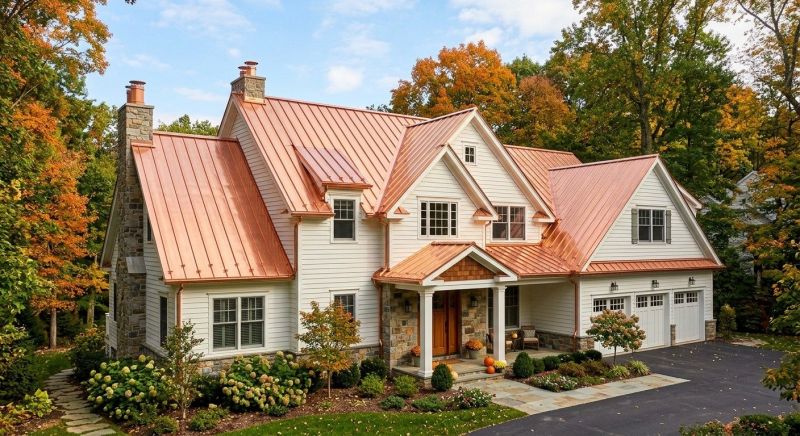 Copper Roof Replacement in New Castle County, DE