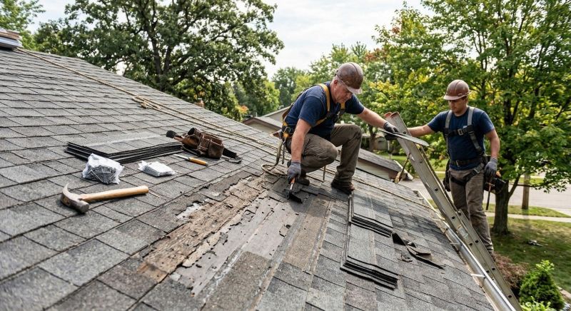 Damaged Roof Repair in Newark, DE