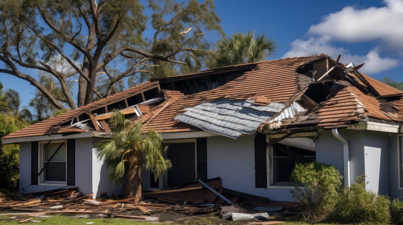 Damaged Roof Replacement in Odessa, DE