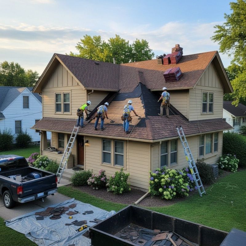 Damaged Roof Replacement in Odessa, DE