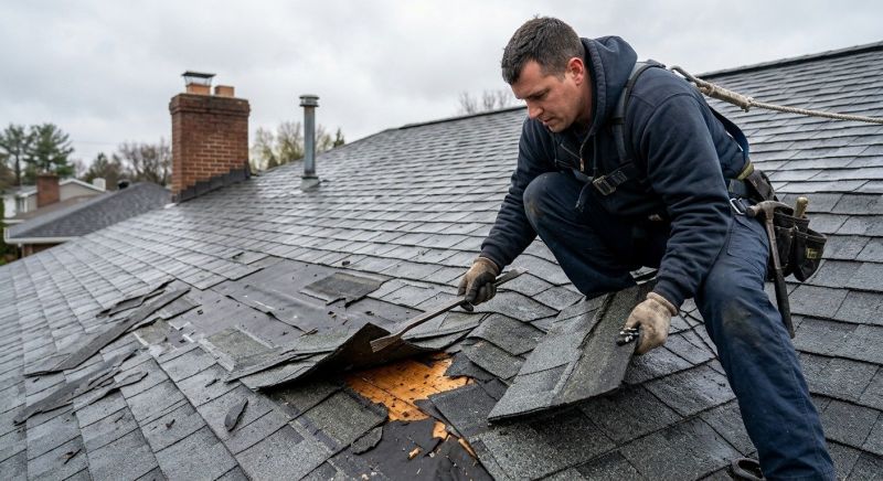 Damaged Roof Replacement in Rising Sun, MD