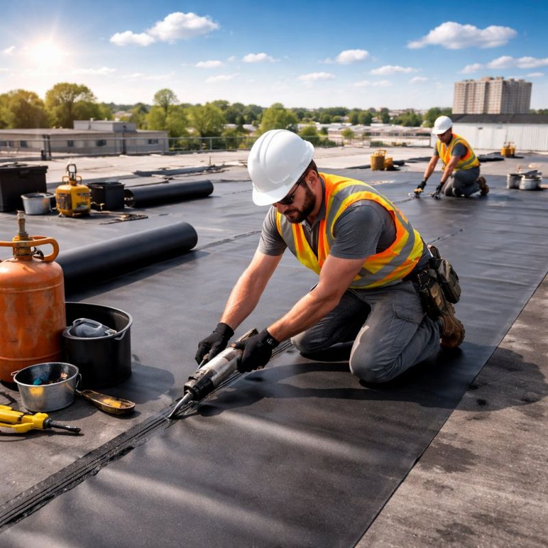 Epdm Roof Installation in Glen Mills, PA