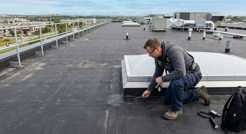 Flat Roof Inspection in New Castle County, DE