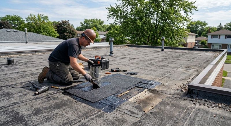 Flat Roof Repair in North East, MD