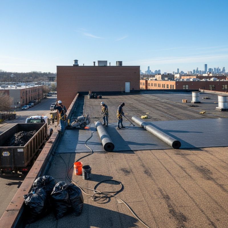 Flat Roof Replacement in West Grove, PA
