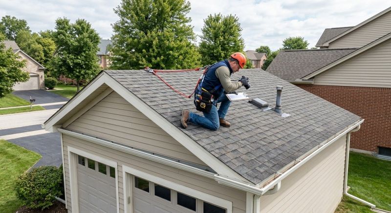 Garage Roof Inspection in New Castle County, DE