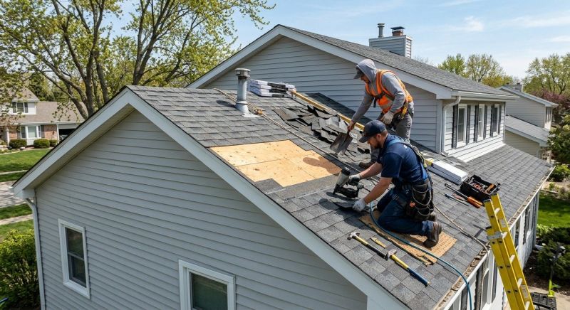 House Roof Repair in New Castle County, DE