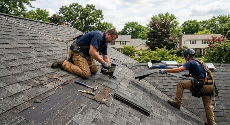 House Roof Repair in New Castle County, DE