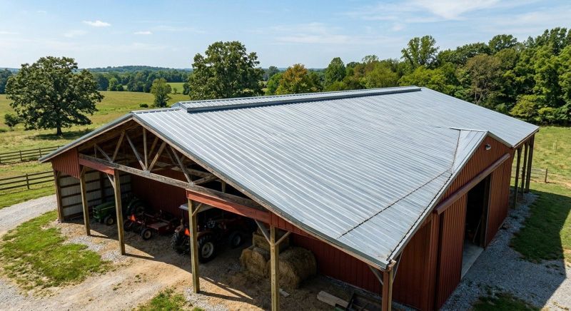 Pole Barn Roof Repair in New Castle County, DE