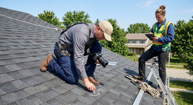 Roof Damage Inspection in Chester, PA
