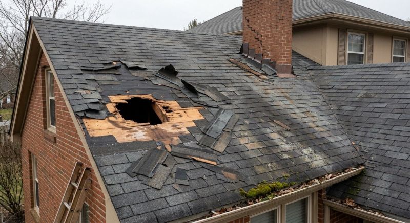 Roof Damage Repair in Chester, PA