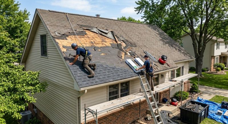 Roof Damage Repair in Newark, DE