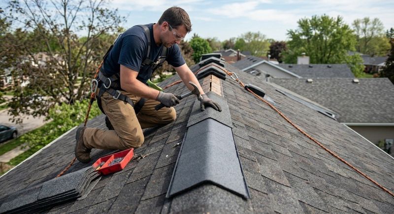 Roof Ridge Repair in New Castle County, DE
