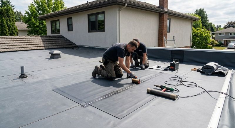 Rubber Roof Repair in West Chester, PA