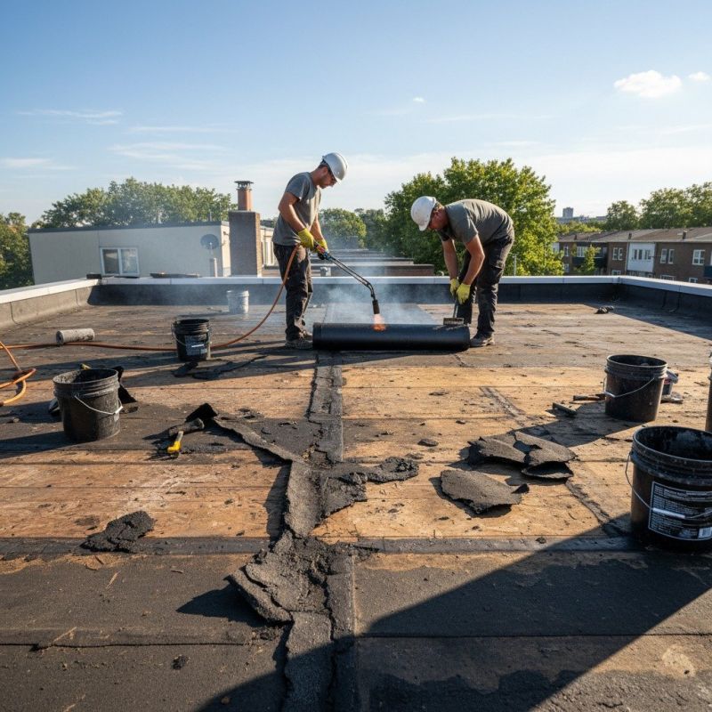 Single Ply Roof Repair in Delaware County, PA