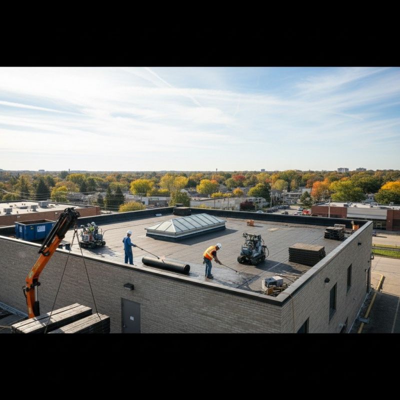 Single Ply Roof Replacement in Odessa, DE