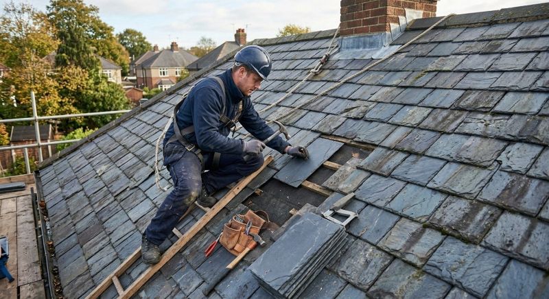 Slate Roof Leak Repair in New Castle County, DE