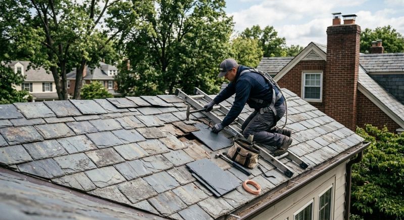 Slate Shingles Repair in Havre De Grace, MD