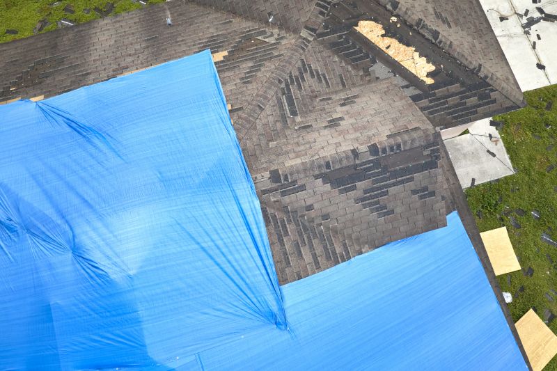 Storm Damage Roof Tarping in New Castle County, DE
