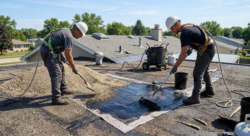 Tar And Gravel Roof Repair in Chester County, PA