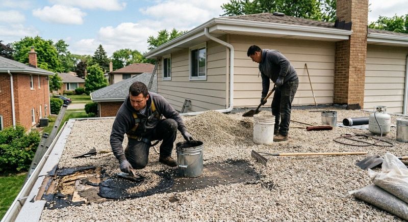 Tar And Gravel Roof Repair in New Castle, DE