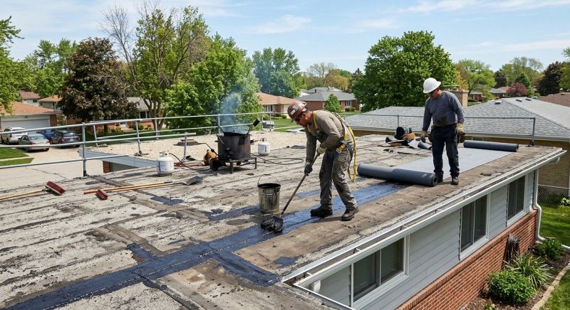 Tar Roof Repair in Exton, PA