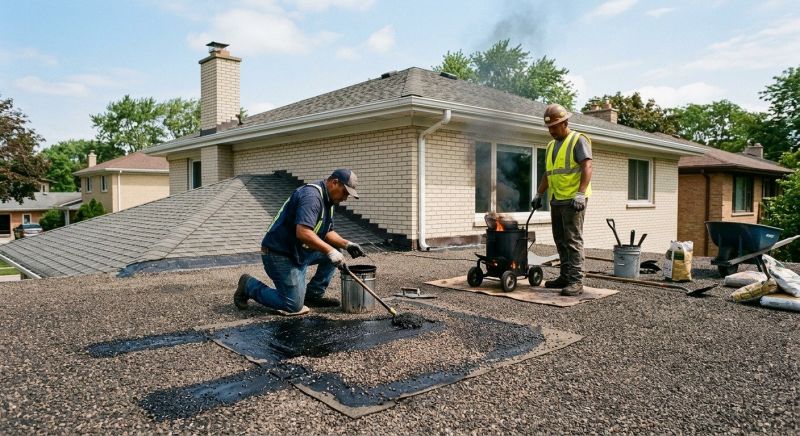 Tar Roof Repair in Kennett Square, PA
