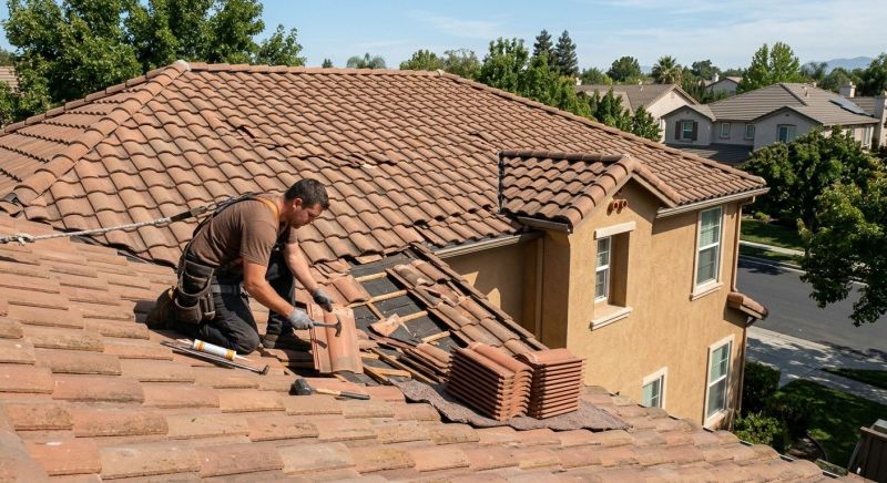 Tile Roof Repair in Saint Georges, DE