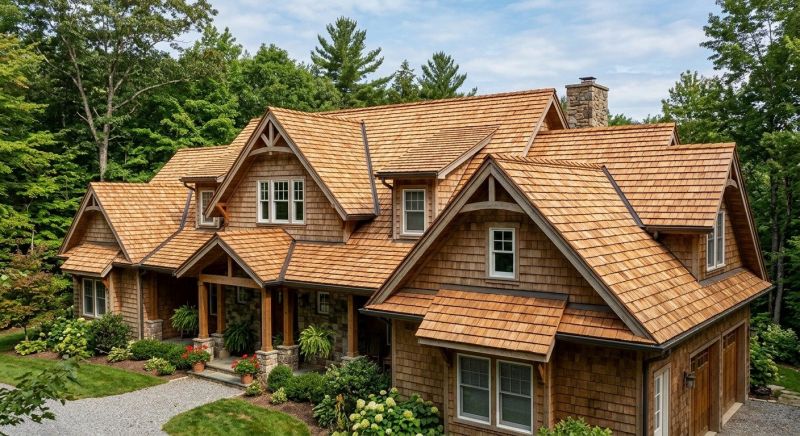 Wood Roofing Installation in Aston, PA