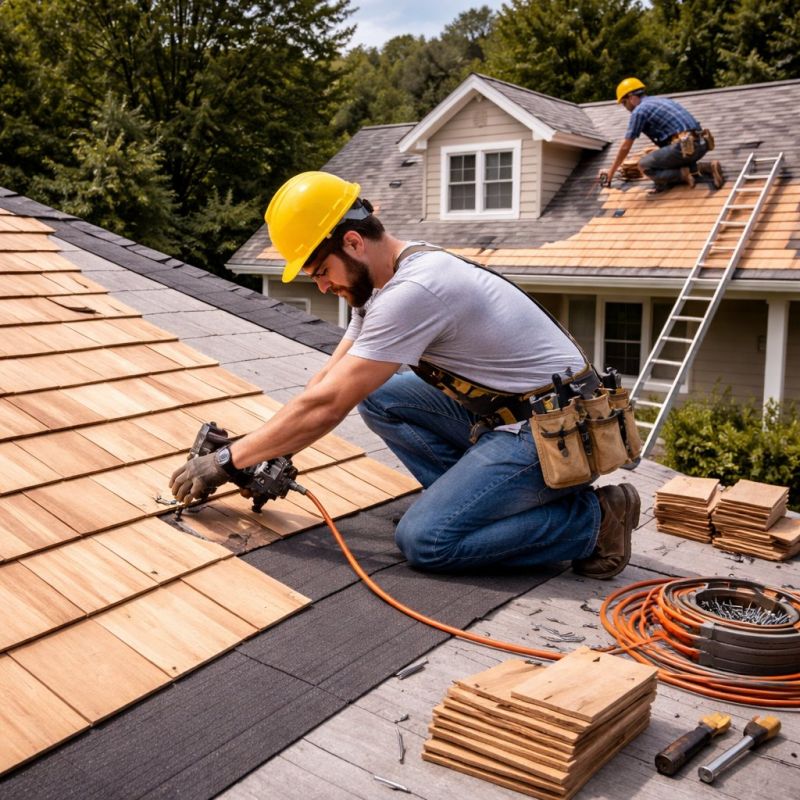 Wood Roofing Installation in Elkton, MD