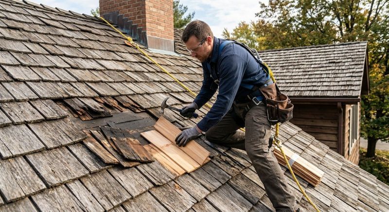 Wood Shake Roof Repair in Bear, DE