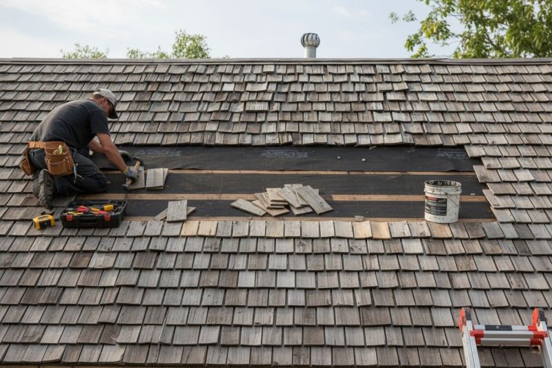 Wood Shake Roof Repair in Townsend, DE