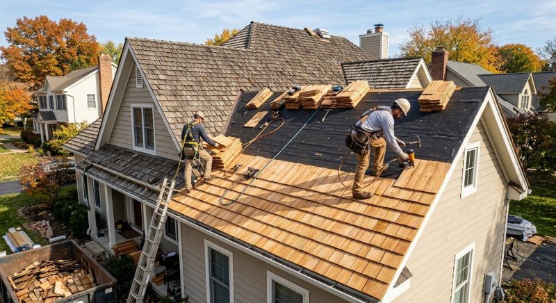 Wood Shake Roof Replacement in Kennett Square, PA