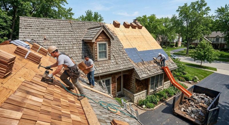 Wood Shingle Roof Replacement in New Castle County, DE