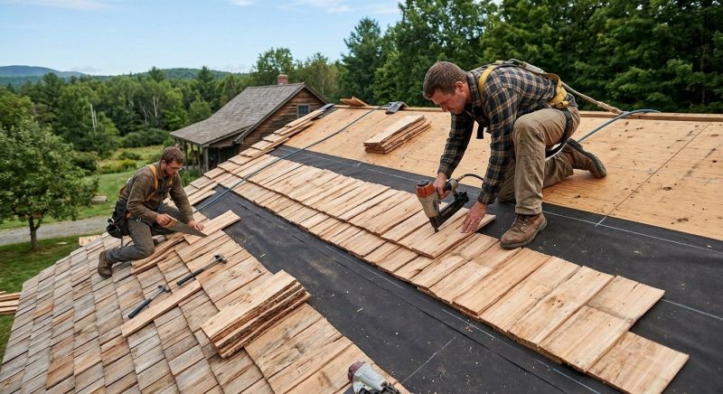 Wood Roofing Installation in Wilmington, DE